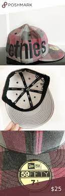 Etnies Fitted Plaid Skate Hat New Era 59fifty In 2021 Skate Hats New Era Hats New Era Beanie