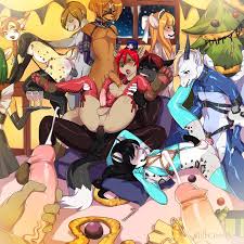 Big Gay Femboy Orgy - by Milkcrown : rgfur