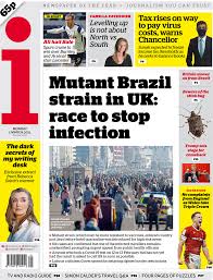 Personalise your news offering with my news add topics wherever you see the + icon for a quick route straight to the stories you care about. Newspaper Headlines Race To Stop Brazil Variant And Jabs Pass 20m Bbc News