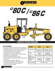 Champion C110C Motor Grader