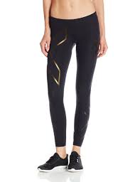 Amazon Com 2xu Women S Compression Recovery Tights Black Black X Small Athletic Leggings Cloth Compression Tights Woman Compression Running Tights 2xu