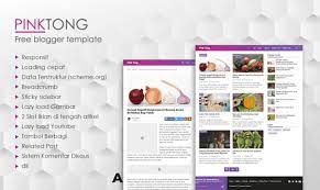 Pinktong V1 3 Template Download Blogger Templates Responsive Blogger Template Free Blogger Templates