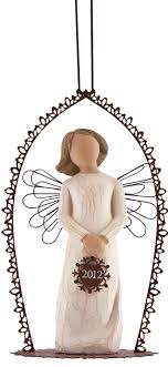 Mark This Christmas With The Lovely Willow Tree 2012 Trellis Ornament Metal Lace Filigree Forms The Arch Willow Tree Figurines Willow Tree Willow Tree Angels