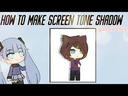 How To Make A Screen Tone Shadow Gacha Life English Tutorial Youtube Tutorial Digital Art Tutorial Shadow