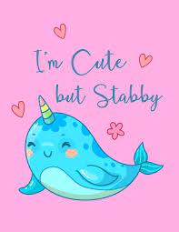 It made me fall in love with these creatures! Cute But Stabby Narwhal Sketchbook Super Kawaii Pink Narwhal Sketchbook For Drawing Blank Notepad For Girls To Draw Doodle And Sketch Art Sketch For Girls Teens Kids 8 5 X 11