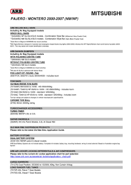 Arb 4x4 Accessories Export Vehicle Application Guide