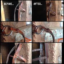 Best Hack For Darkening Horse Tack Or Other Leather Pieces Extra Virgin Olive Oil Rub A Large Amount Of It All Ove Leather Projects Horse Tips Leather Pieces