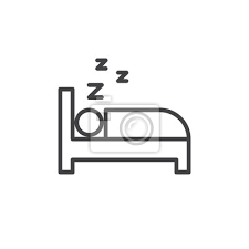Files are available under licenses specified on their description page. Schlafen Im Bett Line Icon Umreiss Vektor Zeichen Lineare Piktogramm Fototapete Fototapeten Pixel Ausgerichtet Piktogramm Myloview De