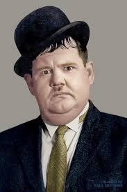 Laurel and Hardy's final photo, colorized