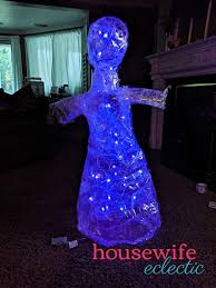 If you want to try this yourself we used about 4 rolls of tape. Packing Tape Ghosts Housewife Eclectic