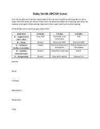 Image result for APGAR Score