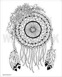 How to make a dream catcher. Dream Catcher Colouring Pages Quotes Gift Ideas