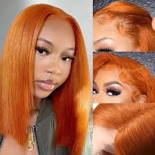 Blonde Bob Outre Human Lace Wig- Brazilian Bob Bob Wig Short Human Hair  Wigs On Short