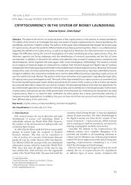 By legalizing crypto payments, ukraine appears to have taken a significant step in boosting local virtual currency commerce in the country. Pdf Cryptocurrency In The System Of Money Laundering