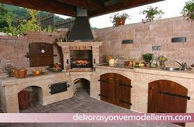 2017 bahce somine modelleri ev dekorasyonu ve yeni modeller cuisine exterieur cuisine exterieure patio exterieur de la cuisine