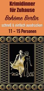 Pin Auf Krimidinner Fur Zuhause