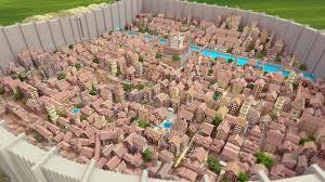 Texture packler , haritalar , modlar ve hepsi. Project Shiganshina District Attack On Titan Minecraft Map