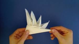 Bird Of Paradise Napkin Fold Napkin Fold Bird Of Paradise Napkin Folding Birds Of Paradise Fabric Napkin