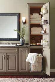 Browse through our selection of linen. An Organized Bathroom Helps With Your Morning Routine Getting You Off To A Fresh Start Decora S Linen Ca Bathroom Linen Cabinet Bathrooms Remodel Home Decor