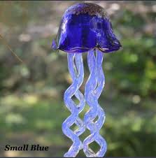 Did you scroll all this way to get facts about beach wind chimes? Jelly Fish Glass Wind Chime Set Of 3 Beach Decor Henderson Garden Henderson Garden Supply