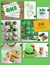 Birthday fancy dress party decoration tablewear st. 8 Ideas For An Irish First Birthday First Birthday Party Themes March Birthday Party Ideas First Birthdays