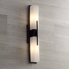Possini Euro Midtown 23 1 2 H Bronze Bath Bar Light Fixture Y0170 Lamps Plus