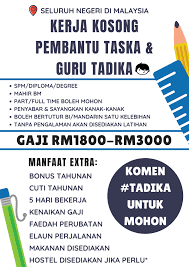 Ialah laman rasmi untuk mengiklankan iklan jawatan kosong diseluruh negeri. Maukerja Pa Twitter Jawatan Kosong Pembantu Taska Guru Tadika Full Part Time Pengambilan Dari Seluruh Malaysia Guru Tadika Https T Co S8b3vkengt Pembantu Taska Https T Co Ftua37lmoi Rt To Spread This Https T Co Ogz5oqbkpe