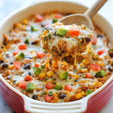 Quinoa Enchilada Casserole Recipe Yummly Recipe Meals Under 500 Calories Recipes Food
