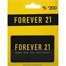 A gift card, also called gift token, or gift voucher, is a preloaded debit card containing a certain amount of money that is available for use for several purchases. Forever 21 Gift Card 5 200 Shop Edwards Food Giant
