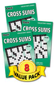 Cross sums puzzles with cheat sheet and solutions. Cross Sums Value Pack 8 Penny Dell Puzzles