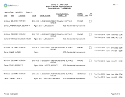 Printed: 09/21/2021 Page 1 of 13 08:30AM 08:45AM 09:00AM 09:15AM 09:30AM  08:45AM 09:00AM 09:15AM 09:30AM 09:45AM County of LAKE