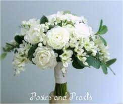 White Silk Flower Bridal Bouquet And Boutonniere Camellias Etsy Silk Flower Bridal Bouquet Bridal Bouquet Flower Bouquet Wedding