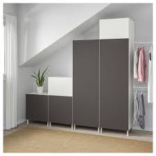 Rangements (armoires étagères) sous l'escalier. Platsa Armoire Penderie Blanc Fonnes Skatval Gris Fonce Ikea Armoire Penderie Ikea Placards Ikea