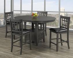 Built from hand rubbed hardwoods, is sized just right for smaller spaces or for your. Tavern 5 Piece Pub Set With 18 Leaf Grey Walmart Canada
