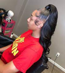 She can style it sleek and straight or soft and curly; 78 Half Up Half Down Styles Ideas Weave Hairstyles Natural Hair Styles Hair Styles