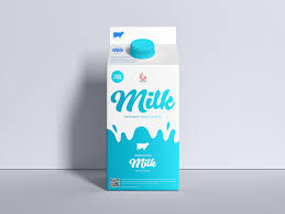 Free Milk Carton Packaging Mockup Design Mockup Planet In 2020 Milk Packaging Milk Carton Packaging Mockup