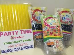 This coconut version tastes just like the one you'll find in a bubble tea cafe. Buy 3 Packs Total Of Boba Tapioca Pearl Bubble Tea Ingredients 2 Packs Of Black Plus 1 Pack Of Color Pearl Bubble With Additonal 1 Pack Of 50 Boba Straws Variety Color Online In Turkey B01ieg35to