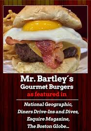 Don't worry about it said mr.cheese burger. Mr Bartley S Gourmet Burgers Salads Dinners Since 1960