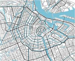Lade amsterdam karte und genieße die app auf deinem iphone, ipad und ipod touch. Schwarz Weiss Vektor Stadtplan Von Amsterdam Mit Gut Organisierten Leinwandbilder Bilder Umgebung Benelux Tour Tourismus Myloview De
