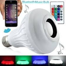 Bluetooth Hoparlor Lu Rgb Led Ampul Rgb Led Bulb Speaker Ampul Elektronik Bluetooth
