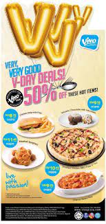 We make good food taste better. V Day Deals At Vivo Pizza Loopme Malaysia