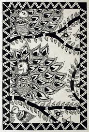 Black Birds In Painting Black Birds By Neha Dasgupta In 2020 Doodle Art Posters Mandala Design Art Madhubani Paintings Peacock