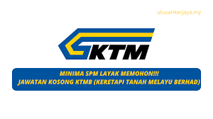 Jawatan kosong terkini kereta api tanah melayu ktmb. Minima Spm Layak Memohon Jawatan Kosong Ktmb Keretapi Tanah Melayu Berhad Jom Apply