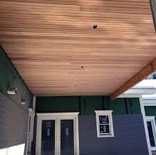 Sometimes height comes into play when choosing a good ceiling most commonly used vertically on walls, the panels can also be placed horizontally and are a very popular material for porch ceilings. Top 70 Best Porch Ceiling Ideas Covered Space Designs