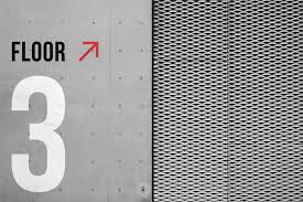 Free Wayfinding Wall Mockup Psd In 2020 Graphic Design Freebies Wayfinding Design Freebie