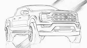 Free printable ford truck coloring pages. Blue Oval Releases 2021 Ford Bronco And F 150 Coloring Pages For Kids
