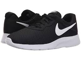 Black And White Nike Tennis Shoes Nike Tanjun Men S Running Shoes Black White In 2020 Black Nike Shoes Running Shoes For Men Black Running Shoes