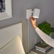 Check spelling or type a new query. Nymane Wall Reading Lamp With Led Bulb White Ikea