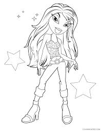 For girls, bratz is of course a quite popular character. All Bratz Coloring Pages Printable Sheets Free Printable Bratz Pages 2021 A 4002 Coloring4free Coloring4free Com