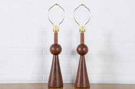 Browse our lighting selections and save today. Pair Of Vintage Mid Century Geometric Walnut Table Lamps Mid Century Modern Finds